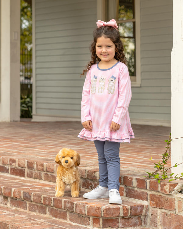 Dog Ruffle Pant Set