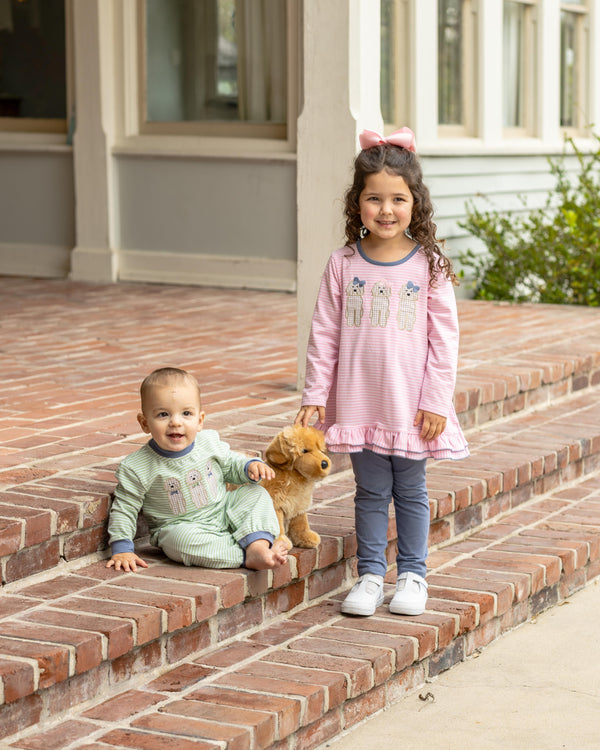 Dog Ruffle Pant Set