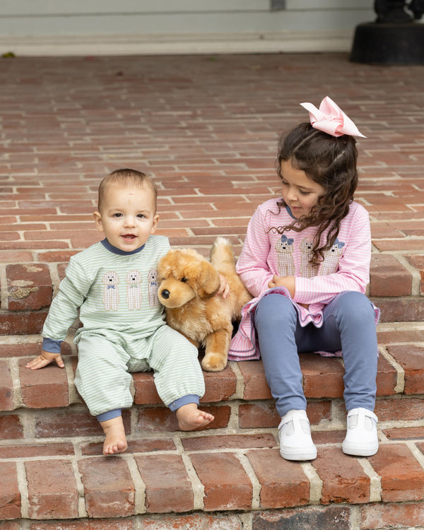 Dog Ruffle Pant Set