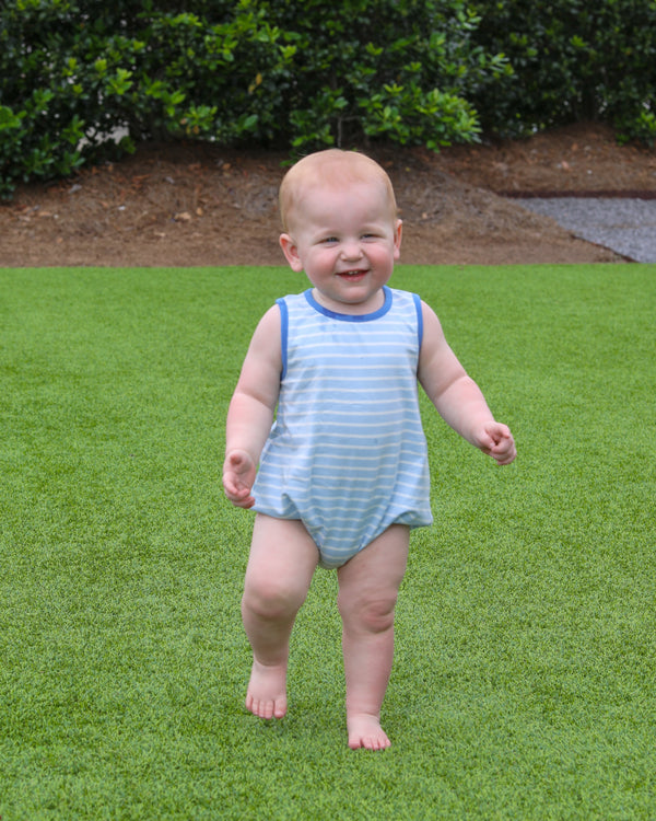 Drew Bubble- Sky Blue Stripe/Blue