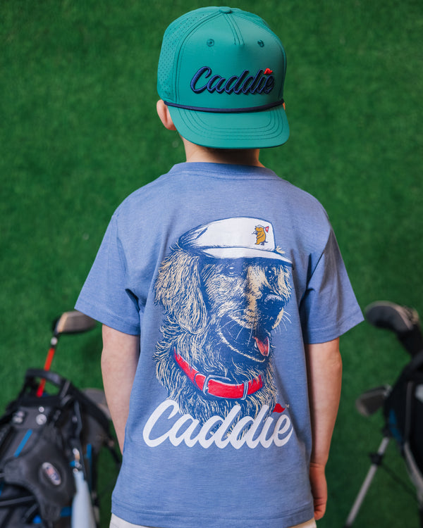 Youth Caddie Performance Rope Hat- Green/Navy