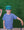 Youth Caddie Performance Rope Hat- Green/Navy