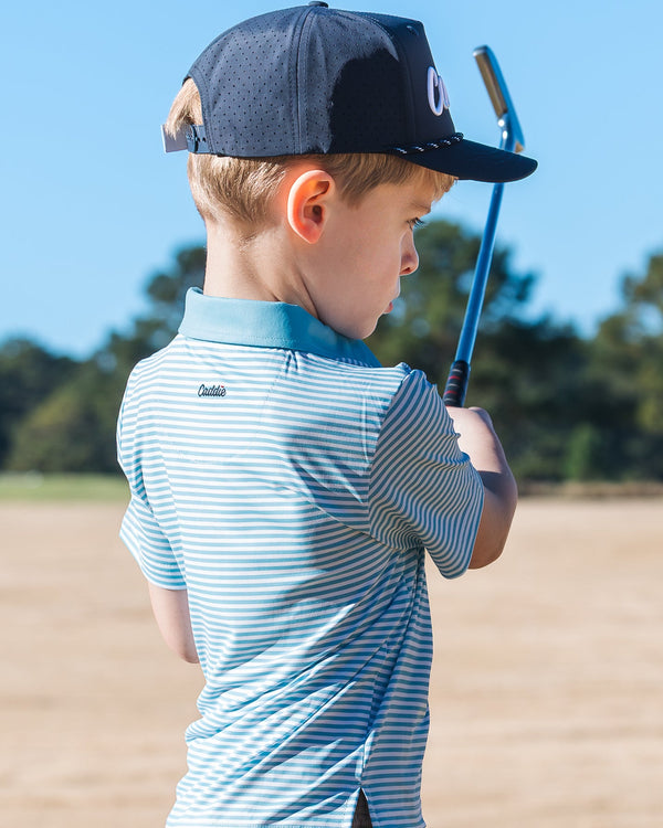 Youth Fairway Polo- Blue