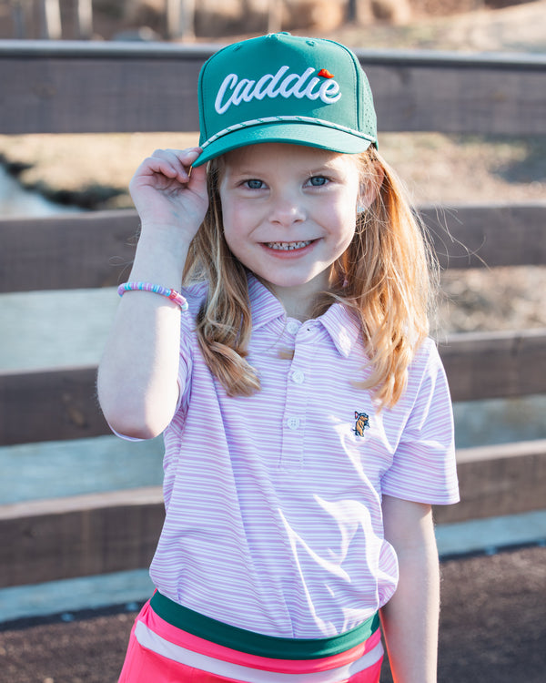 Youth Magnolia Polo- Pink