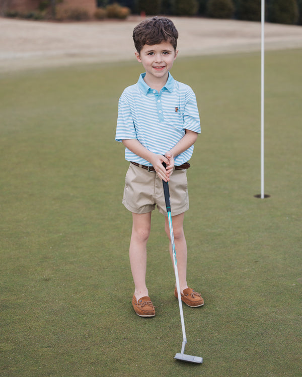 Youth Fairway Polo- Blue