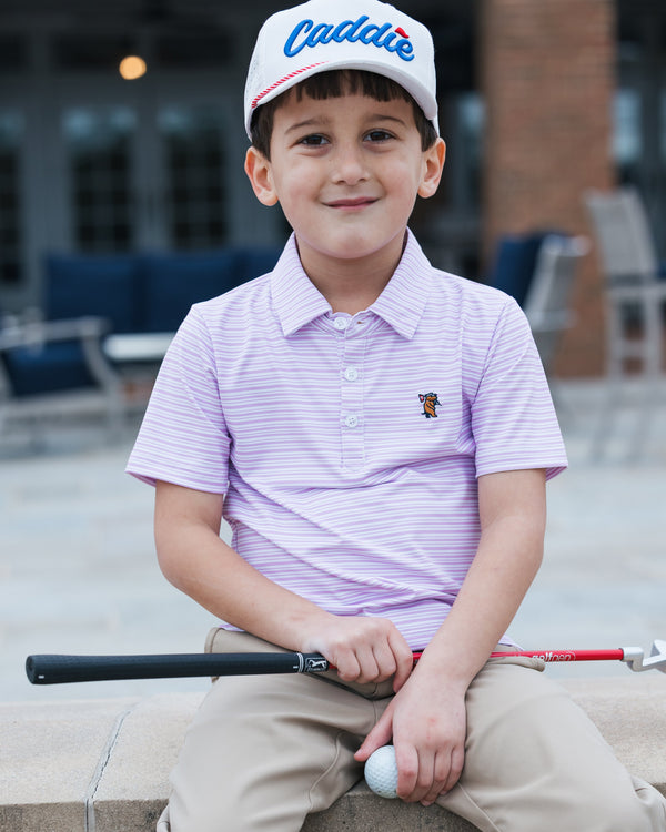 Youth Magnolia Polo- Pink