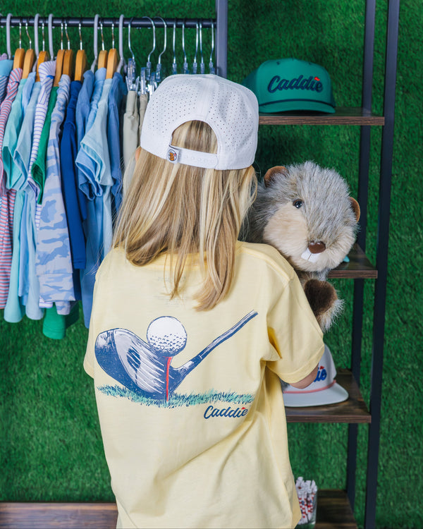 Youth Caddie Lined Up- Yellow
