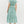Collared Floral Print Dress- Green