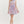 Scalloped Floral Dress- Lilac