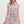 Scalloped Floral Dress- Lilac