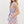 Scalloped Floral Dress- Lilac