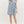 Flutter Sleeve Dress- Blue