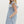 Flutter Sleeve Dress- Blue