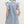 Flutter Sleeve Dress- Blue