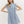 Flutter Sleeve Dress- Blue