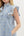 Flutter Sleeve Dress- Blue