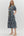 Collared Floral Print Dress- Navy Multi