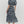 Collared Floral Print Dress- Navy Multi