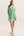Contrast Sleeveless Dress- Green
