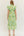 Floral Ruffle Dress- Green Combo