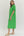 Puff Sleeve Midi Dress- Green