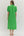 Puff Sleeve Midi Dress- Green