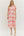 Floral Puff Sleeves Dress- Red