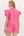 Solid Jersey Knit Flutter Short Set- Pink