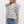 Multi Print Mix Pullover Top- Blue