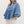 Puff Sleeve V- Neck Top- Denim