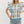 Floral Flutter Sleeve Pullover Top- Royal