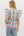 Floral Flutter Sleeve Pullover Top- Magenta