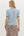 Textured Pleated Top- Lt. Blue/Leopard