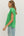 Solid V-Neck Top- Green