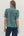 Floral Print Puff Sleeve Top- Green