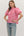 Floral Puff Sleeve Top- Pink