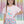 Floral Easter Bunny Boxy T- Light Pink