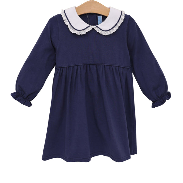 Eleanor Dress- Navy