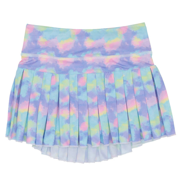 Electric Clouds Mini Pleat Skort