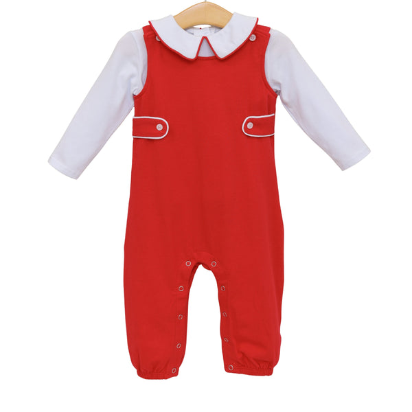 Elijah Jon Jon Set- Red
