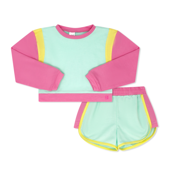Ellie Everyday Set- Cool Mint, Yellow, Taffy Pink