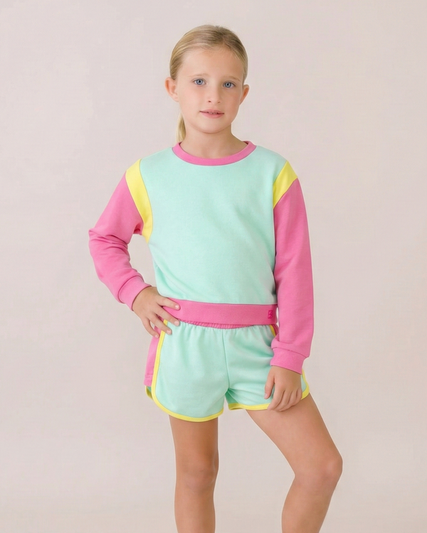 Ellie Everyday Set- Cool Mint, Yellow, Taffy Pink