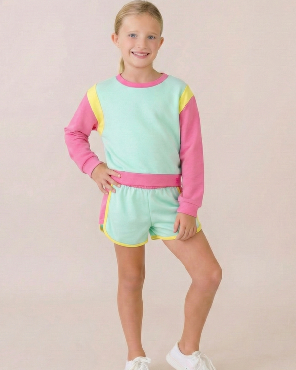 Ellie Everyday Set- Cool Mint, Yellow, Taffy Pink