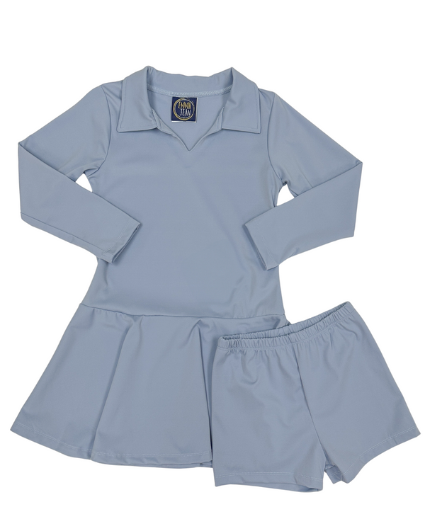Claire Athletic Dress- Blue