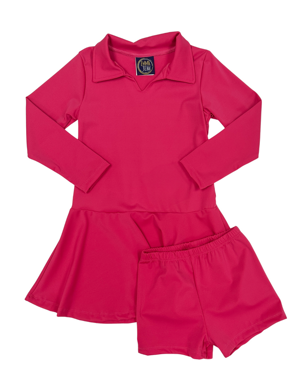 Claire Athletic Dress- Pink