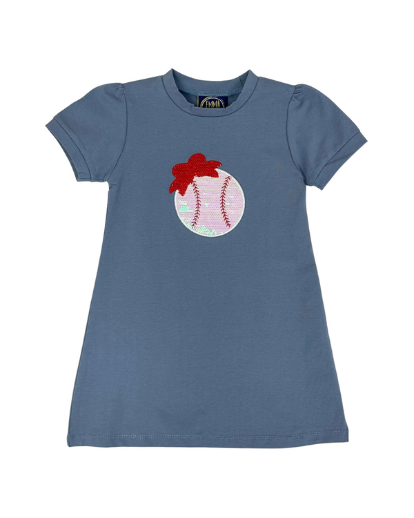 Baseball Applique Dress