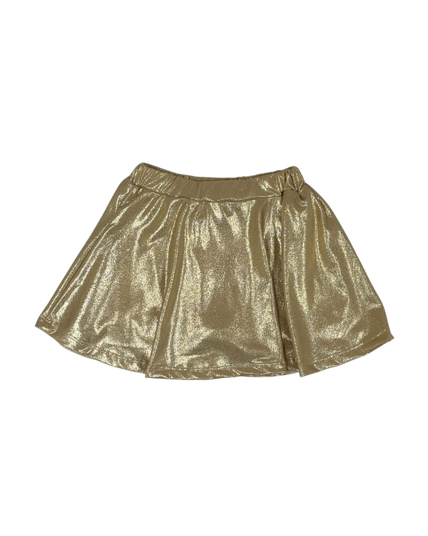 Blakely Skort- Gold Sparkle