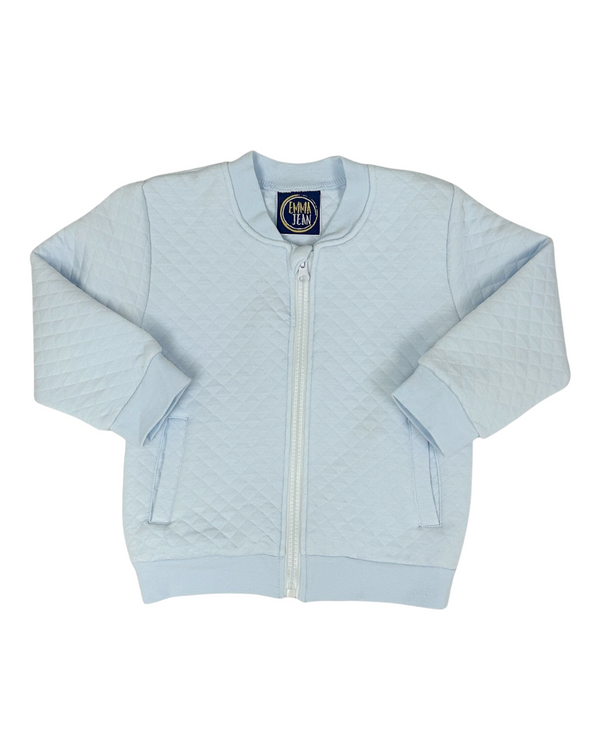 Light Blue Quilted Jacket