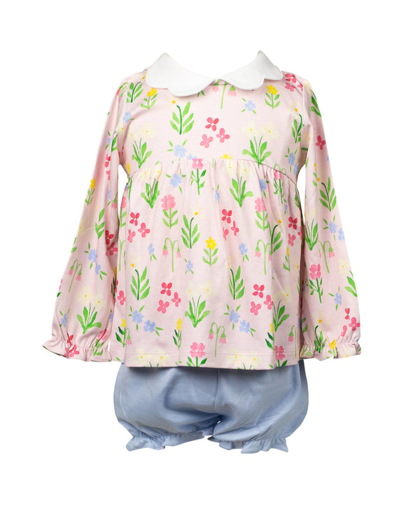 English Garden L/S Bloomer Set