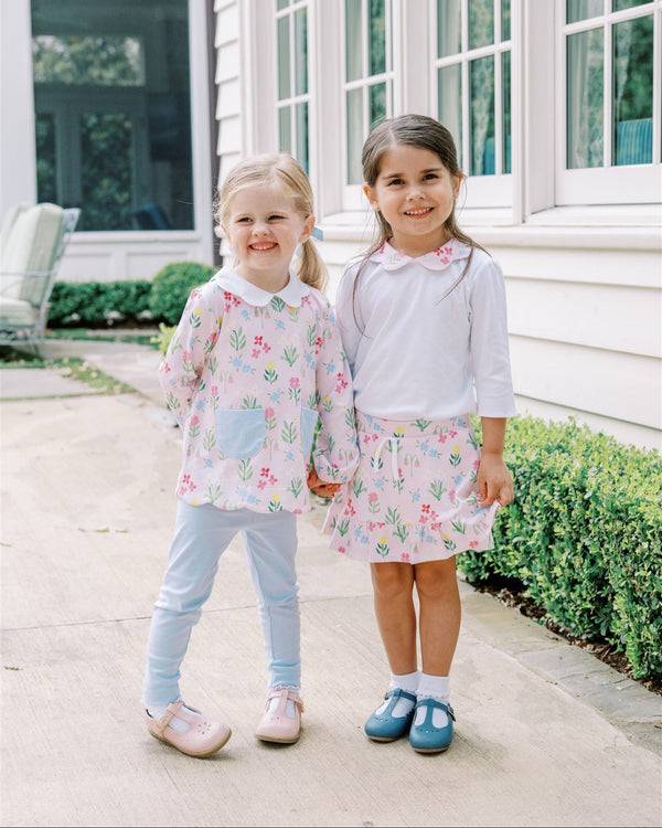 English Garden L/S Girl Shirt